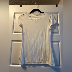 Express Classic White Short Sleeve Tee